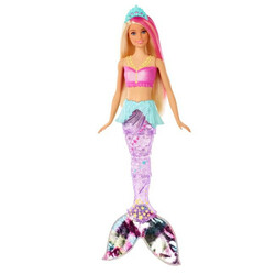 Fisher Price.Кукла Barbie "Русалочка подводное сияние" (GFL82)