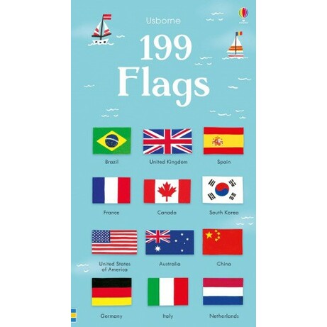 Usborne. Повчальна книга для дітей на англ. мові "199 прапорів"(9781474941020)