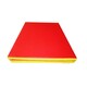 Tia-sport. Мат складной 150х100х5 см с 2-х частей красно-желтый (sm-0135)