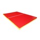 Tia - sport. Мат складаний 150х100х5 см з 2-х частин червоно-жовтий(sm - 0135)