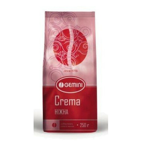 Gemini.  Кофе зерновой Crema 250 г ( 4820156430676)