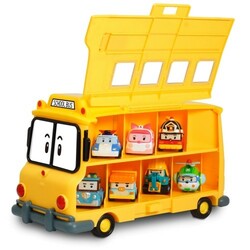 Robocar. Кейс-гараж для хранения игрушек "Школьный автобус",3 года+ (83148)