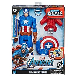 Hasbro. Игровой набор Мстители Титан Капитан Америка с аксессуарами (5010993653539)