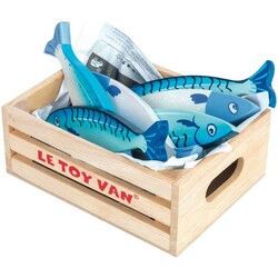 Le Toy Van. Деревянный игровой набор  Свежая рыба в ящике  (5060023411844)