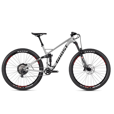 Ghost. Велосипед Slamr 6.9 LC Unisex 29", рама L, серебристый иридий-черно-красный, 2020 (4052968297