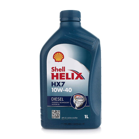 Shell. Моторное масло Helix Diesel HX7 10W-40 1л (5011987249530)