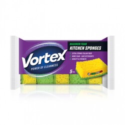 Vortex. Губка кухонная Vortex 5шт,уп (4820048487801)