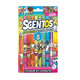 Scentos. Набір ароматних маркерів для малювання - ТОНКА ЛІНІЯ(24 кольори) (40722)