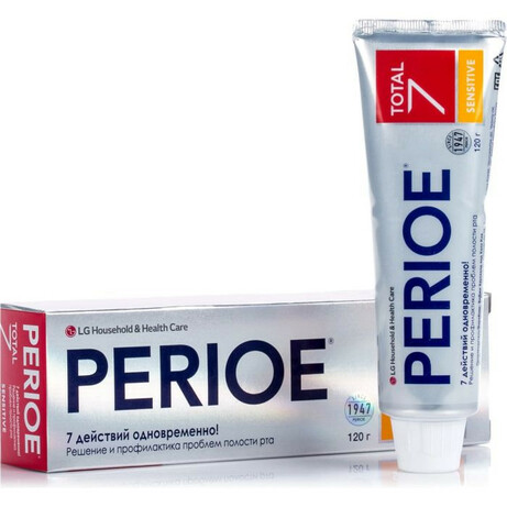 Perioe. Зубна паста LG Perioe Total 7 Комплексний відхід 120 г(068733)