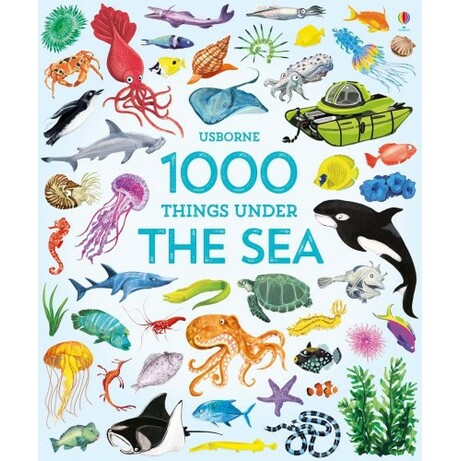 Usborne. Повчальна книга 1000 морських жителів(англ. мова) (9781474951333)