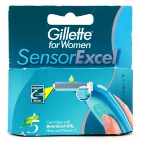 Gillette. Картридж для бритья  Sensor Excel женский 5 шт-уп  (3014260244897)