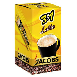 Jacobs. Напій кавовий Jacobs 3в1 Latte13 г   (4820187049328)