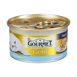 Gourmet. Влажный корм для кошек Purina Gourmet Gold Паштет с тунцом (7613031381029)