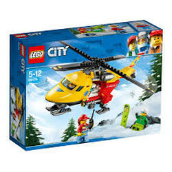 Lego. Конструктор City Вертоліт швидкої допомоги 60179   (5702016123852)