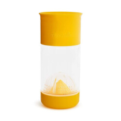 Munchkin. Пляшка для води і напоїв Miracle 360 з инфузером, 590 мл жовта(5019090517560)