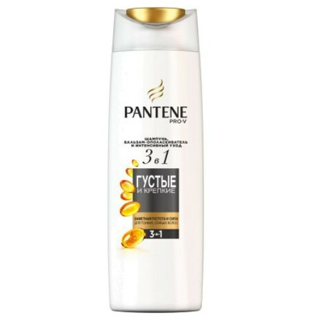 Pantene. Шампунь 3в1 Густые и крепкие 360мл (8001090673329)