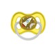 Canpol. Пустушка латексна кругла 0-6 місяців Жовтий(5901691811461)