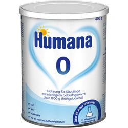 Humana. Молочная сухая смесь 0  LC PUFA 400 г (781819)