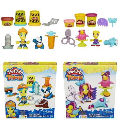 Play-Doh. Игровой набор с пластилином "Городской житель и питомец" (в ассортименте), (B3411)