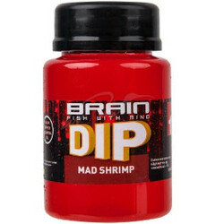 Brain. Дип для бойлов  F1 Mad Shrimp (креветка) 100ml (1858.03.14)