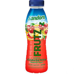 Sandora Frutz. Напиток соковый Лимон-клюква-грейпфрут, 0,4л (4823063114387)
