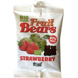 Fruit Bears. Органічні жувальні цукерки із смаком яблука і полуниці 50 г(5708413028936)