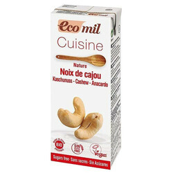 Ecomil. Cоус из органического растительного молока Ecomil Кешью без сахара 200 мл (8428532192376)