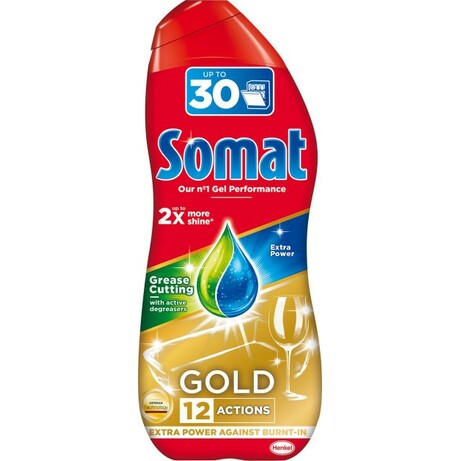 Somat. Гель для мытья посуды в посудомоечной машине Somat Gold Анти-Жир 540 мл (9000101344684)