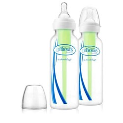 Dr. Brown's. Детская бутылочка для кормления с узким горлышком, 250 мл, 2 шт. в упаковке (SB82006-P4