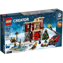 Lego. Конструктор Сільське пожежне депо взимку 1166 деталей(10263)