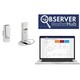 TFA WeatherHub. Стартовий комплект  "Observer", датчик температури-вологості з дротяним Т-сенсором