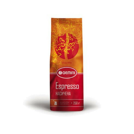 Gemini.  Кофе молотый  Espresso Grains натуральный  250г (4820156430058)
