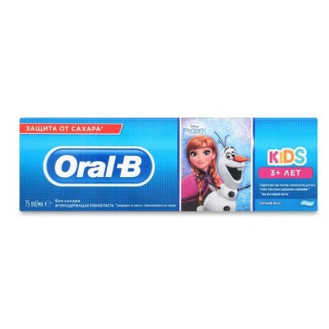 Oral - B. Паста зубна Kids Ніжний смак для дітей 75г 3+  (8001841175003)