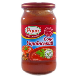 Руна. Соус Украинский томатный 485г (4820015943798)