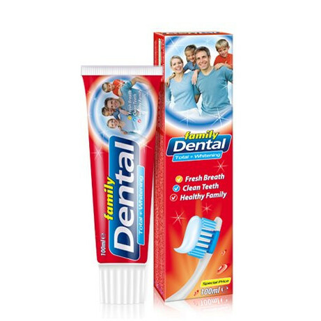 Dental. Паста зубна Family комплексний захист і вибілювання  100мл(3800038919957)