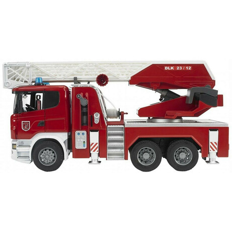 BRUDER.  Велика пожежна машина Bruder Scania R - series зі сходами, 56 см арт.35401(035907)