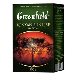 Greenfield. Чай черный Greenfield Kenyan Sunrise черный крупнолистовой 100г (4820022864581)