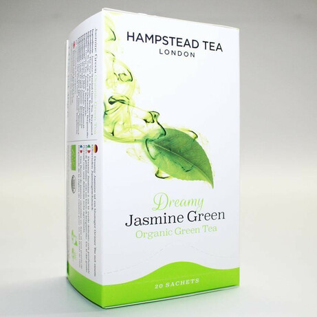 Hampstead tea. Чай зелений Hampstead tea з ароматом жасмину 20*2г-уп(10813427001096)