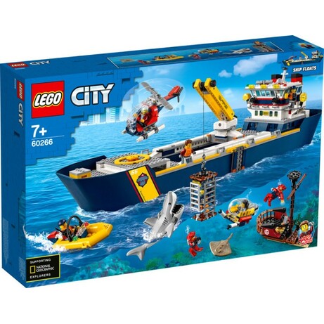 Lego. Конструктор  Океан: научно-исследовательский корабль 745 деталей (60266)