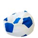 Tia - sport. Крісло мішок М'яч футбольний синій з білим(sm - 0842)
