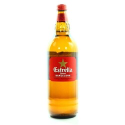 Пиво Estrella светлое 4,6% 1 л ( 8410793283115)