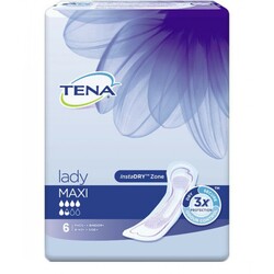 Tena. Урологічні прокладення Tena Lady Maxi InstaDry 6 шт(593129)