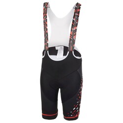 Ghost. Шорти Factory Racing Bib Shorts, L, чорно-червоно-білі(4052968288507)
