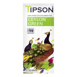 Tipson. S&T. Чай зелений Tipson S&T цейлонський байховий 25*1,5г в уп(4792252931404)