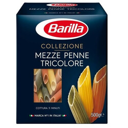 Barilla. Изделия макаронные Barilla Mezze Пенне Триколори 500г (8076809501415)