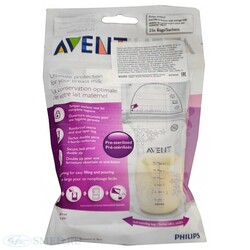 Avent. Пакети для зберігання грудного молока 180 мл, 25 шт(8710103637363)