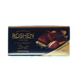 Roshen. Шоколад черный Brut 90гр(4823077621291)