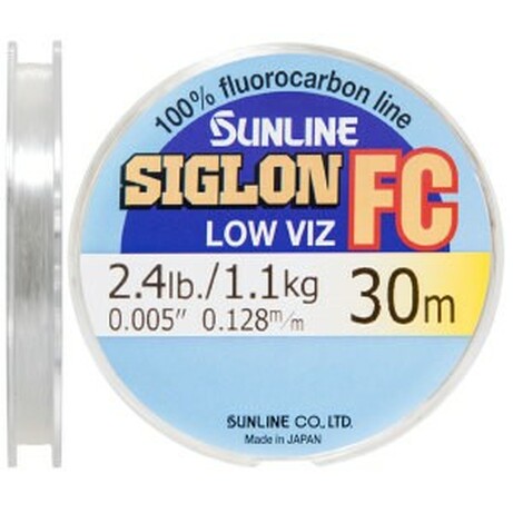 Sunline . Флюорокарбон SIG-FC 30m 0.128mm 1.1kg поводковый (1658.05.48)