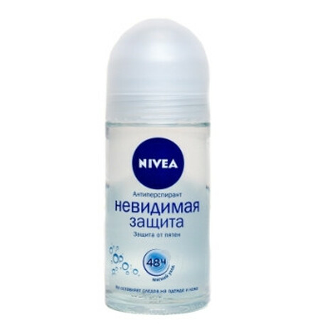 Nivea. Дезодорант кульковий Невидимий захист антиперспирант 50 мл   (4005808829958)