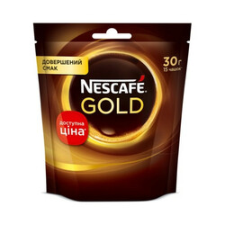 NESCAFE. Кофе Gold растворимый 30 г (7613035444256)
